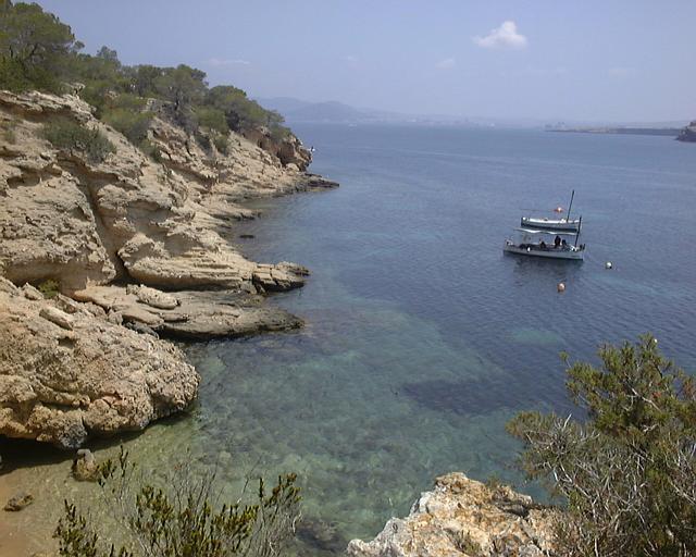 Cala Roja: The Red Cliffs Just Past Cala Bassa