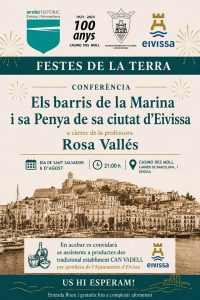Poster for the lecture about La Marina and Sa Penya